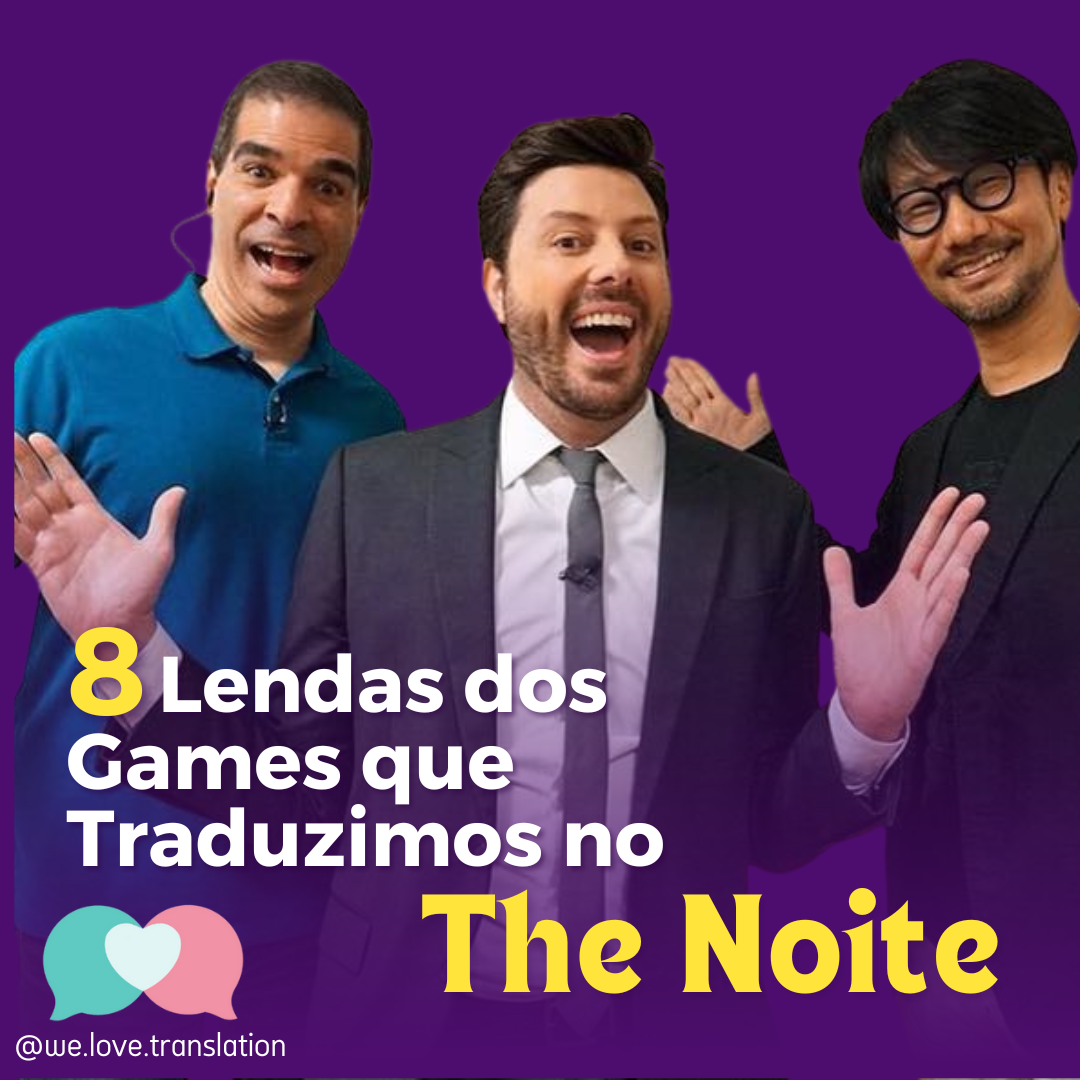 8 lendas do mundo dos games que já traduzimos no The Noite com Danilo GentilI