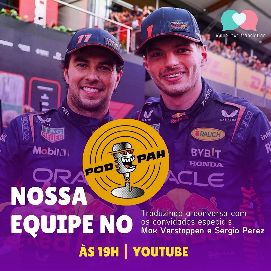 TRADUZIMOS MAX VERSTAPPEN E SERGIO PÉREZ no PODPAH