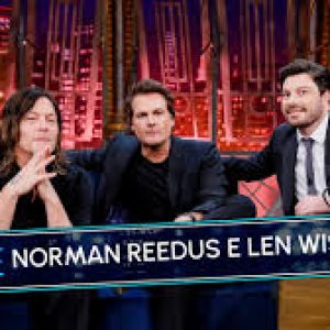 Tradução simultânea com emoção: Norman Reedus e Len Wiseman no Brasil